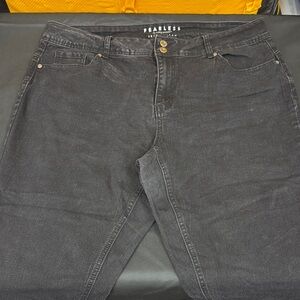 Fearless by Ashley Stewart skinny jeans size 20 short Black Jeans comfy